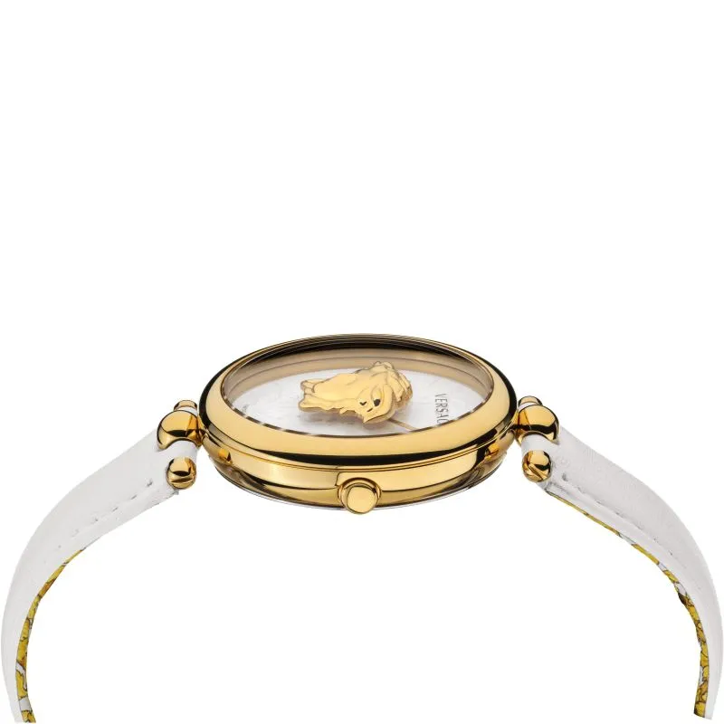 Versace Palazzo Empire Barocco Ladies White Watch VECO01320